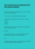 HIM 410 FINAL EXAM 162 QUESTIONS WITH 100&percnt; SOLVED ANSWERS&excl;&excl;
