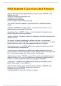 RICA Subtest 3 Questions And Answers