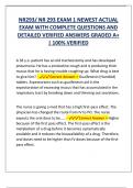 NR293&sol; NR 293 EXAM 1 NEWEST ACTUAL  EXAM WITH COMPLETE QUESTIONS AND  DETAILED VERIFIED ANSWERS GRADED A&plus;  &vert; 100&percnt; VERIFIE