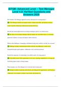 ISTQB&colon; Advanced Level &ndash; Test Manager  Level 4&period;0&vert; Verified Questions and  Answers 2025