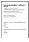 NEW HAMPSHIRE ADJUSTER REAL EXAM 150 QUESTIONS AND  CORRECT ANSWERS 2024-2025 LATEST VERSION&sol;&sol;ALREADY  GRADED A&plus; Which of the following best defines "insured"&quest;
