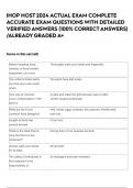 IHOP HOST 2024 ACTUAL EXAM COMPLETE ACCURATE EXAM QUESTIONS WITH DETAILED VERIFIED ANSWERS &lpar;100&percnt; CORRECT ANSWERS&rpar; &sol;ALREADY GRADED A&plus;