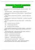 Telemetry Test&vert;49 questions and answers
