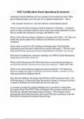 UHC Certification Exam Questions & Answers