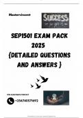 SEP1501 EXAM PACK 2025  &lbrace;DETAILED QUESTIONS AND ANSWERS &rcub;