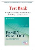 Test Bank - Family Practice Guidelines 6th Edition by Jill C&period; Cash&semi; Cheryl A&period; Glass&semi; &lrm;Jenny Mullen&vert;  BEST STUDY GUIDE