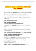  PHMY 610 EXAM 2 MATERIAL QUESTIONS AND ANSWERS