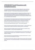 CPEN BCEN Timed &num;1 Questions with Complete Answers&period;