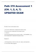 Path 370 Assessment 1 &lpar;CH&period; 1&comma; 2&comma; 4&comma; 7&rpar; UPDATED EXAM