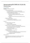 Samenvatting -  kennistoets OWE 9&sol;10 SIV &lpar;SIV&rpar;
