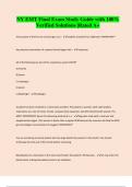 NY EMT Final Exam Study Guide with 100&percnt; Verified Solutions &vert;Rated A&plus;