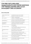 CON 1100V UNIT 5 &vert;2024-2025 Update&vert;COMPLETE MOST-TESTED QUESTIONS AND VERIFIED ANSWERS &lpar;100&percnt; Correct answers&rpar;&vert;GET IT 100&percnt; ACCURATE&excl;&excl;