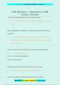 NUR 228 exam 1 Questions & 100&percnt; Correct Answers