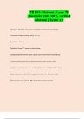 NR 503-Midterm Exam &vert;78 Questions with 100&percnt; verified solutions &vert; Rated A&plus;