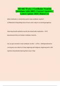 NR-603 Week 1-Vestibular Neuritis Questions with 100&percnt; Correct Answers &vert; Latest Update 2024 &vert; Rated A&plus;