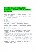 SCM 300 EXAM 1 MODULES 1-4 &lpar;DAVILA&rpar; QUESTIONS WITH CORRECT ANSWERS&period;
