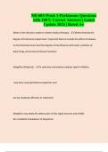 NR-603-Week 1-Parkinsons Questions with 100&percnt; Correct Answers &vert; Latest Update 2024 &vert; Rated A&plus;