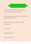 NR-603-Traumatic Brain Injury Questions with 100&percnt; Correct Answers &vert; Latest Update 2024 &vert; Rated A&plus;