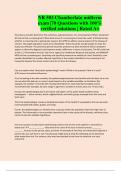 BUNDLE OF NR 503 Epidemiology ExamS &vert; Questions and answers with 100&percnt; Complete solutions &vert; verified &updated 2024