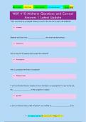 NUR 410 Midterm Questions and Correct Answers &vert; Latest Update