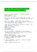NFPA 1031 PRACTICE QUESTIONS WITH ACTUAL SOLUTIONS