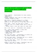 PPN 101 SHORT ANSWER QUIZ PREP QUESTIONS WITH COMPLETE ANSWERS&period;