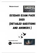 ECS2605 EXAM PACK 2025  &lbrace;DETAILED QUESTIONS AND ANSWERS &rcub;