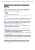 LEV3701 Exam Questions with Latest Update