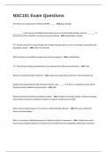 NSC101 Exam Questions And Answers 