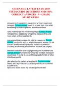 AH2 EXAM 2 LATEST EXAM 2025 STUDYGUIDE QUESTIONS AND 100&percnt; CORRECT ANSWERS &vert; A&plus; GRADE STUDY GUIDE