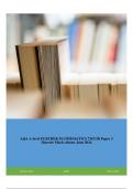 AQA A-level FURTHER MATHEMATICS 7367&sol;3D Paper 3  Discrete Mark scheme June 2024