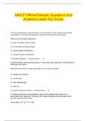    MRCP Official Sample Questions And Answers Latest Top Score&period;