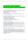 QFA LOANS - SAMPLE PAPER 1 QUESTIONS WITH CORRECT ANSWERS&period;