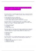 CNA WRITTEN TEST QUESTIONS WITH CORRECT ANSWERS&period;
