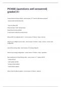 PCNSE &lpar;questions well answered&rpar; graded A&plus;