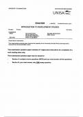 DVA1501 PAST PAPERS for  Introduction to Development Studies (DVA1501)