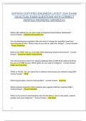 SOPHOS CERTIFIED ENGINEER LATEST 2024 EXAM&sol; 100 ACTUAL EXAM QUESTIONS WITH CORRECT VERIFIED ANSWERS&sol; GRADED A&plus;