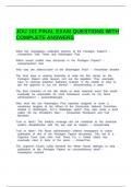 JOU 101 FINAL EXAM QUESTIONS WITH COMPLETE ANSWERS