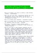 HIM 101 FINAL EXAM STUDY GUIDE QUESTIONS WITH CORRECT ANSWERS
