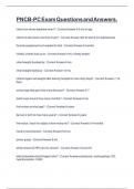 PNCB-PC Exam Questions and Answers&period;