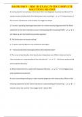 RASMUSSEN - MDC III EXAM 2 WITH COMPLETE SOLUTIONS 2024&sol;2025