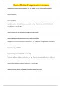 Shadow Health - Comprehensive Assessment