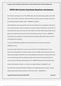 STATS 302 Practice Final Exam Questions and Answers