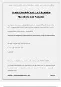 Stats&colon; Check-In's&colon; 4&period;1- 4&period;5 Practice Questions and Answers