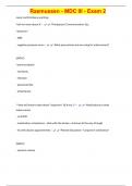 Rasmussen - MDC III - Exam 2