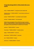 Portage Microbiology BIOD171 FINAL EXAM with correct answers