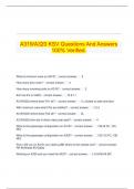 A319&sol;A320 KSV Questions And Answers 100&percnt; Verified&period;