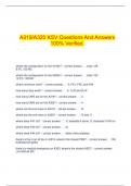 A319&sol;A320 KSV Questions And Answers 100&percnt; Verified&period;