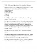 NURC 1001 Columbus State Community College -NURc 1001 exam 4 Questions With Complete Solutions&period;