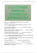 S-12 CITYWIDE SPRINKLER SYSTEMS&comma; S12 SPRINKLER TEST
